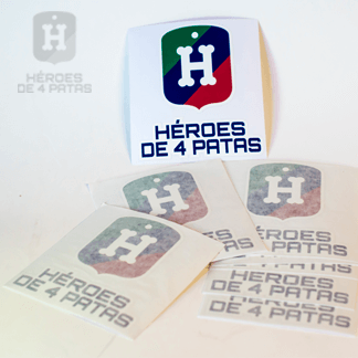 Pegatina Héroes 4 patas