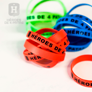 Pulsera silicona Héroes de 4 patas