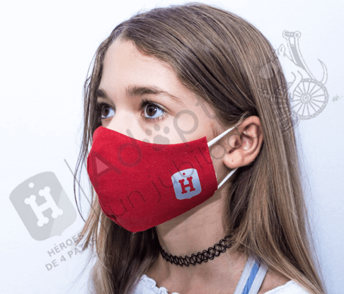 mascarila-niños-roja Mascarilla infantil Adopta Un Jubilado