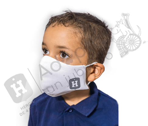 mascarilla-niños-blanca Mascarilla infantil Adopta Un Jubilado